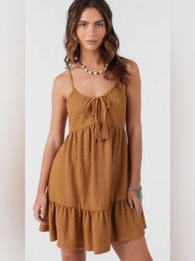 O'Neill Brown Midi Dress